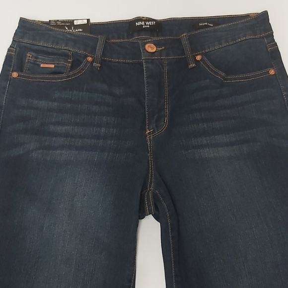 Nine West Size 8 Chrystie Capri Jeans - Picture 3 of 5